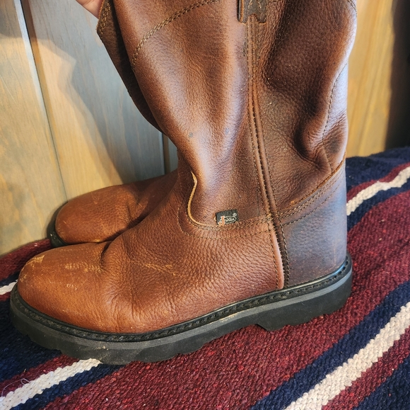 Mens Justin Boots size 9.5 - Picture 4 of 5